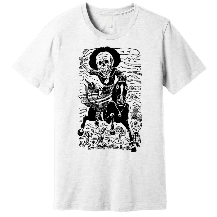 Calavera De La Adelita Premium T-Shirt