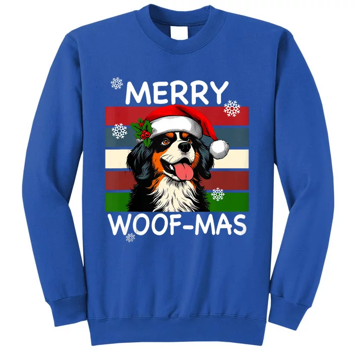 Christmas Dog Lovers Cute Funny Merry Woofmas Tank Top Tall Sweatshirt