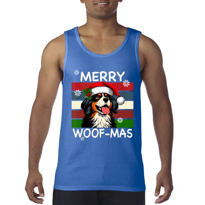 Christmas Dog Lovers Cute Funny Merry Woofmas Tank Top Tank Top