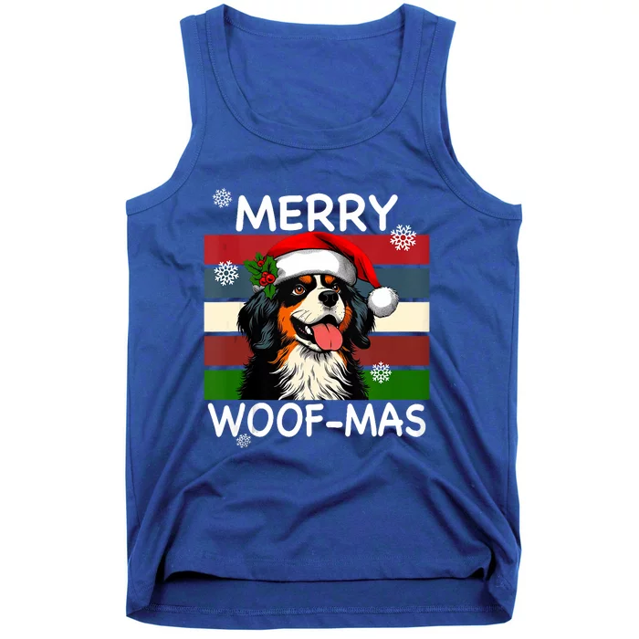 Christmas Dog Lovers Cute Funny Merry Woofmas Tank Top Tank Top