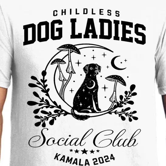 Childless Dog Lady Social Club President Kamala Harris 2024 Pajama Set