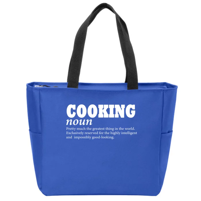 Cooking Definition Love To Cook Funny Cooking Mom Funny Gift Zip Tote Bag