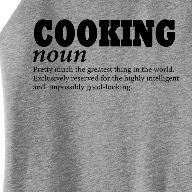 Cooking Definition Love To Cook Funny Cooking Mom Funny Gift Women’s Perfect Tri Rocker Tank