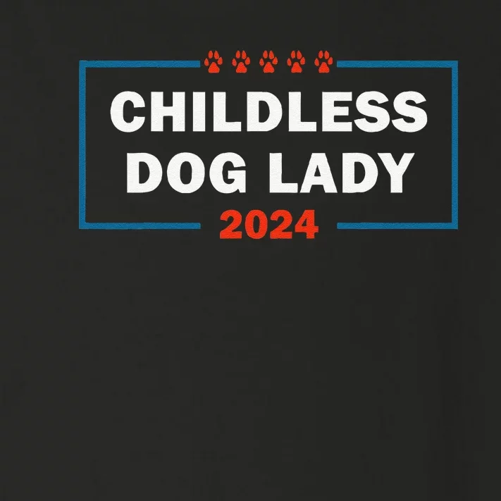 Childless Dog Lady Is Voting Kamala Election Usa 2024 Toddler Long Sleeve Shirt