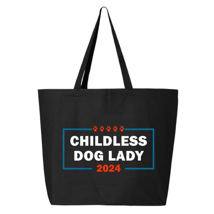 Childless Dog Lady Is Voting Kamala Election Usa 2024 25L Jumbo Tote