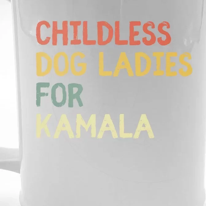 Childless Dog Ladies For Kamala Front & Back Beer Stein