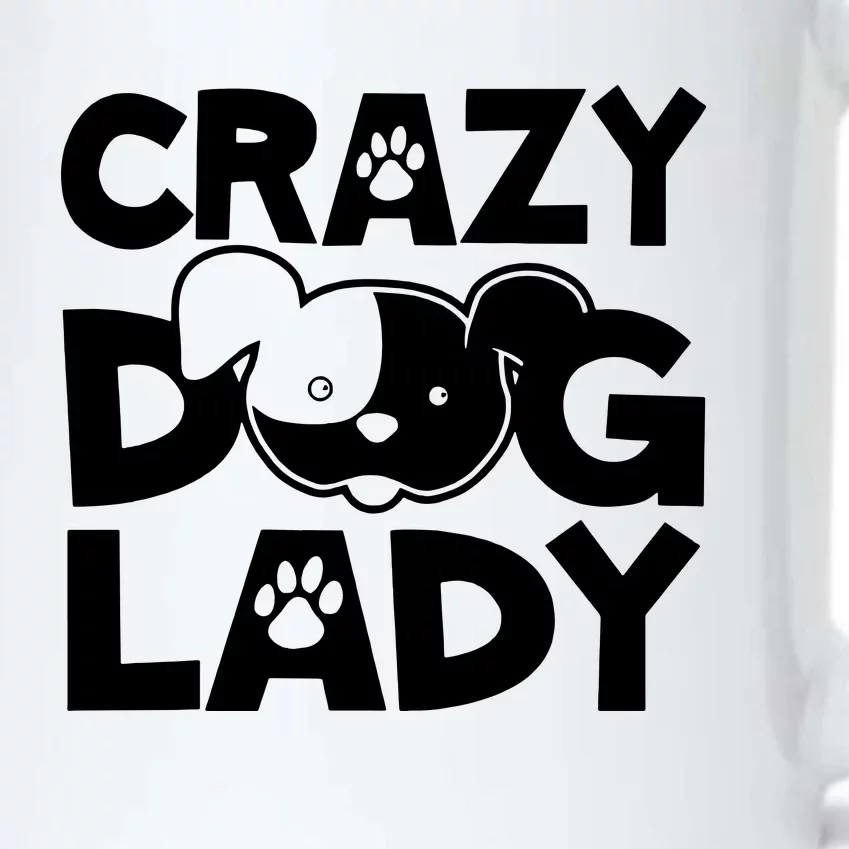 Crazy Dog Lady Black Color Changing Mug