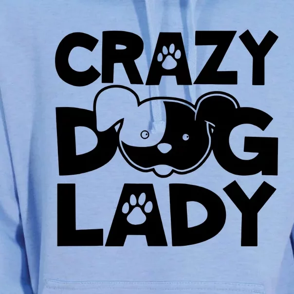 Crazy Dog Lady Unisex Surf Hoodie