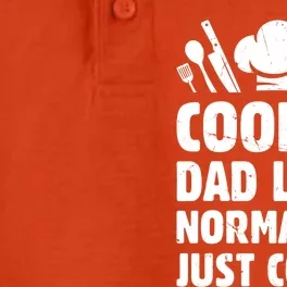 Cooking Dad Like A Normal Dad Just Cooler Cooking Chef Daddy Gift Dry Zone Grid Performance Polo