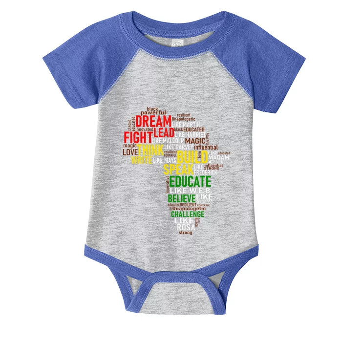 Celebration Dream Like Martin BHM African Infant Baby Jersey Bodysuit