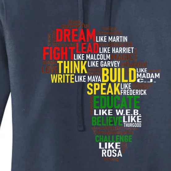 Celebration Dream Like Martin BHM African Women's Pullover Hoodie