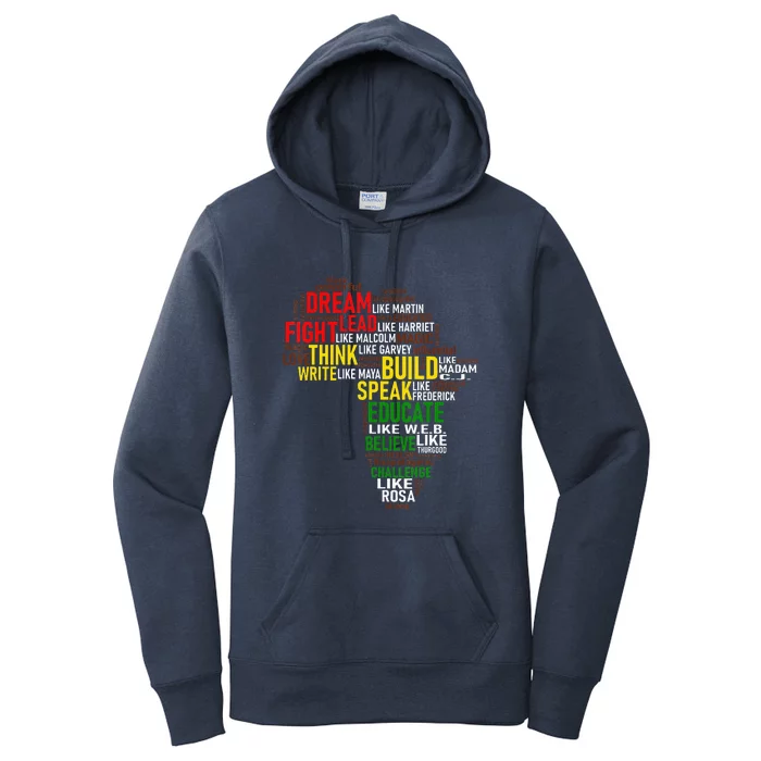 Celebration Dream Like Martin BHM African Women's Pullover Hoodie