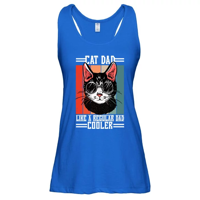 Cat Dad Like A Regular Dad Cooler Gift Ladies Essential Flowy Tank