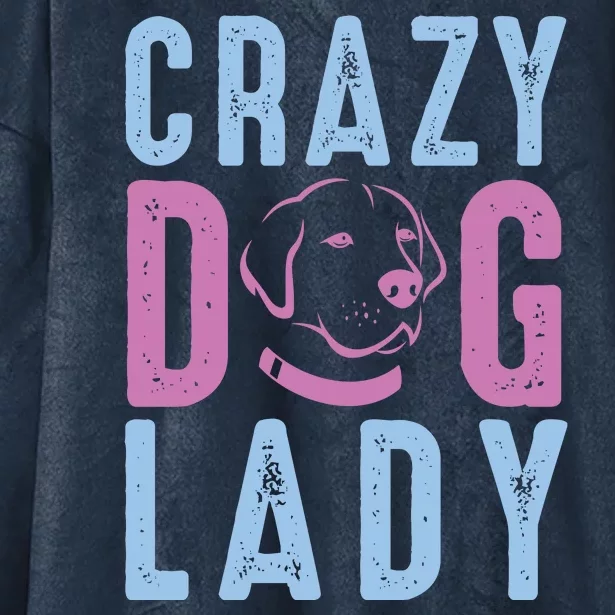 Crazy Dog Lady Hooded Wearable Blanket