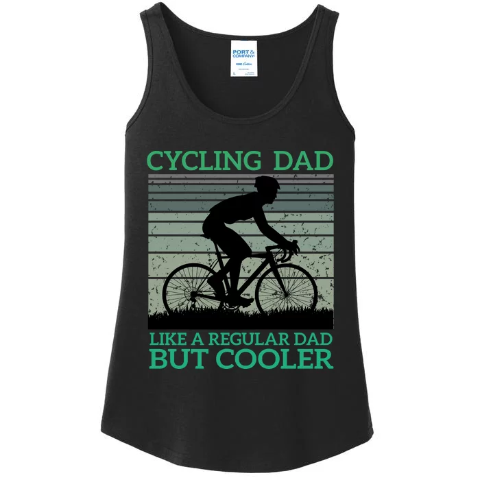 Cycling Dad Like A Regular Dad But Cooler Ladies Essential Tank