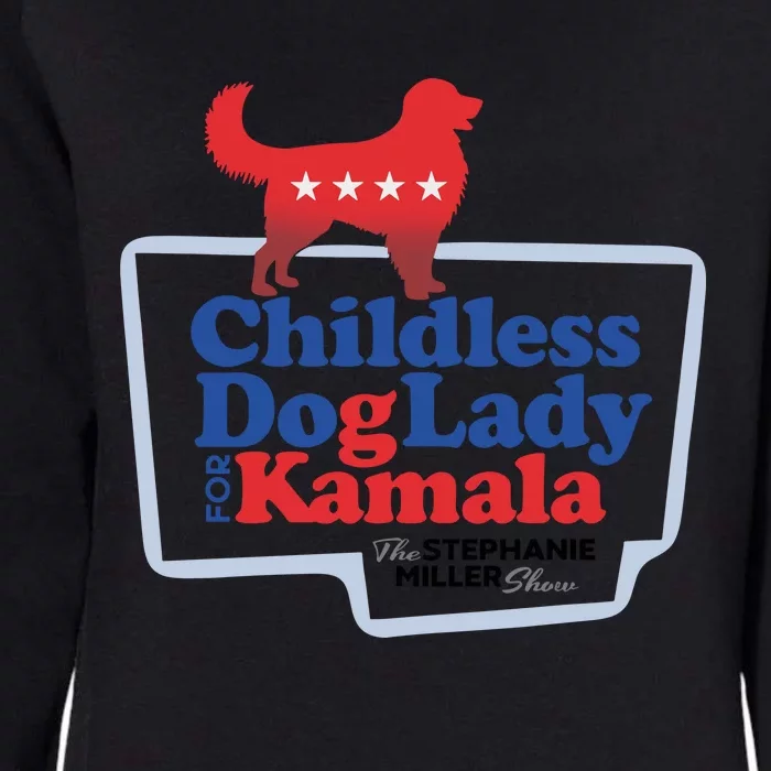 Childless Dog Lady For Kamala The Stephanie Miller Show Womens California Wash Sweatshirt