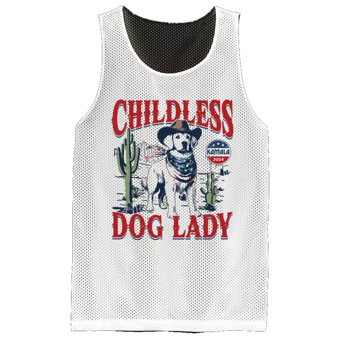 Childless Dog Lady Kamala For President 2024 Mesh Reversible Basketball Jersey Tank