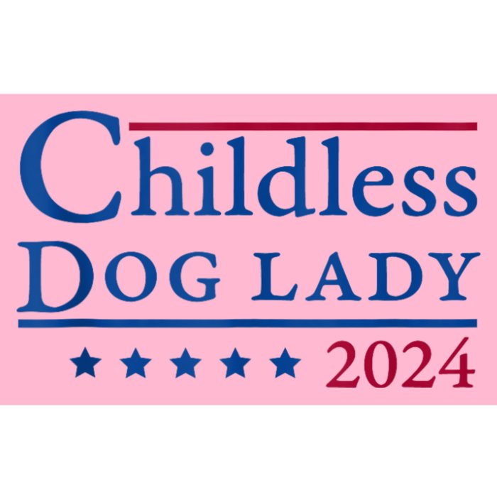 Childless Dog Lady For Madam President Kamala Harris 2024 Bumper Sticker