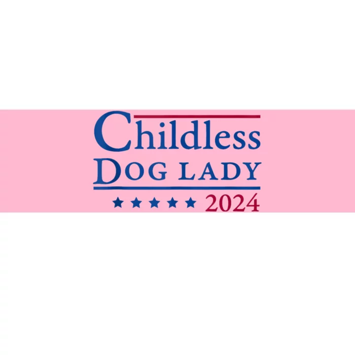 Childless Dog Lady For Madam President Kamala Harris 2024 Bumper Sticker