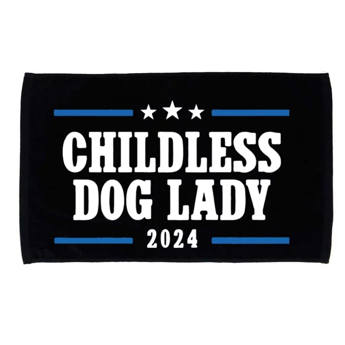 Childless Dog Lady Kamala Microfiber Hand Towel