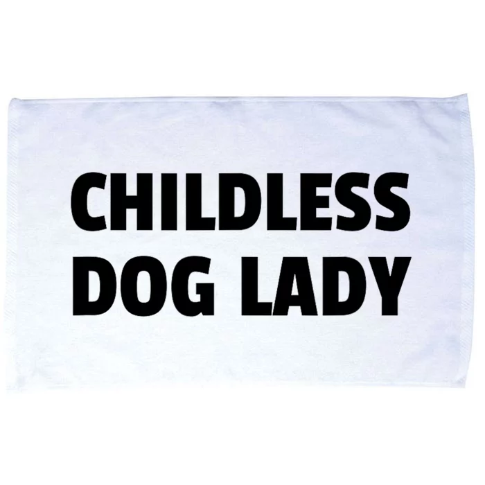 Childless Dog Ladies For Kamala Harris 2024 Microfiber Hand Towel