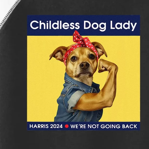 Childless Dog Lady Women Political Voting Election Gift Toddler Fine Jersey T-Shirt