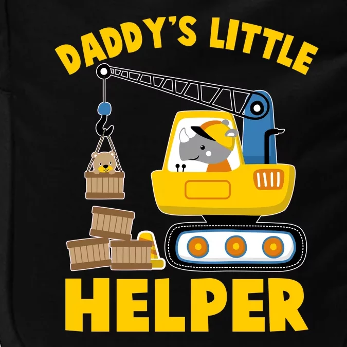 Cute Daddy's Little Helper Construction Impact Tech Backpack