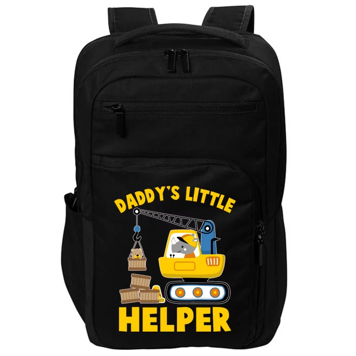 Cute Daddy's Little Helper Construction Impact Tech Backpack