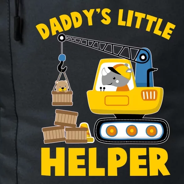 Cute Daddy's Little Helper Construction Daily Commute Backpack