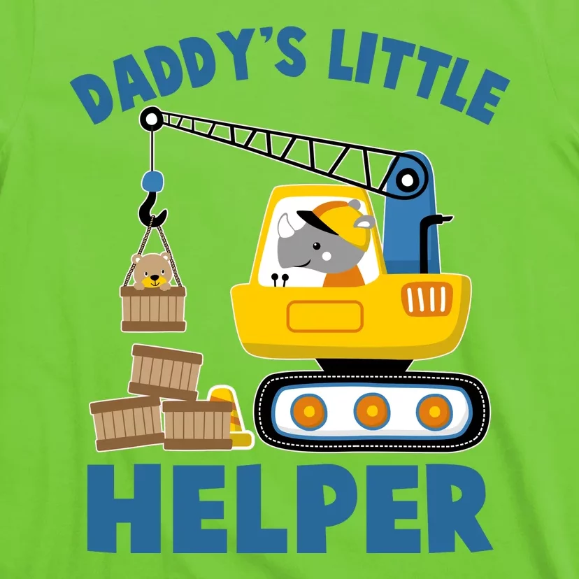 Cute Daddy's Little Helper Construction T-Shirt