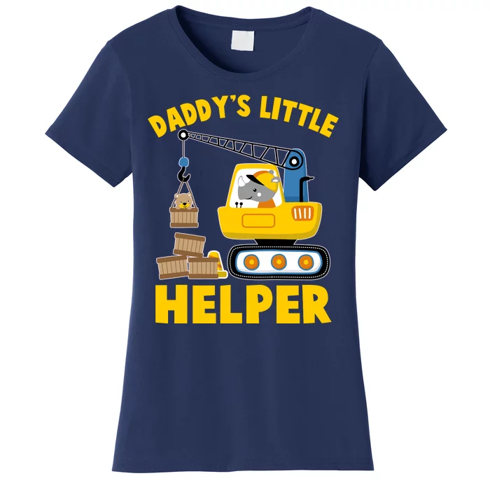 Cute Daddy's Little Helper Construction Women's T-Shirt