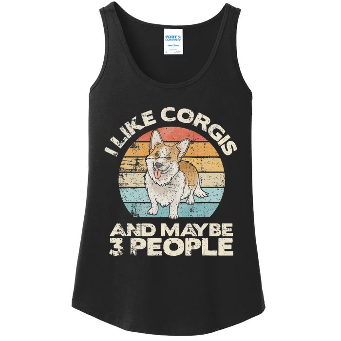 Corgi Dog Lover Funny Corgi Corgi Owner Cute Corgi Ladies Essential Tank