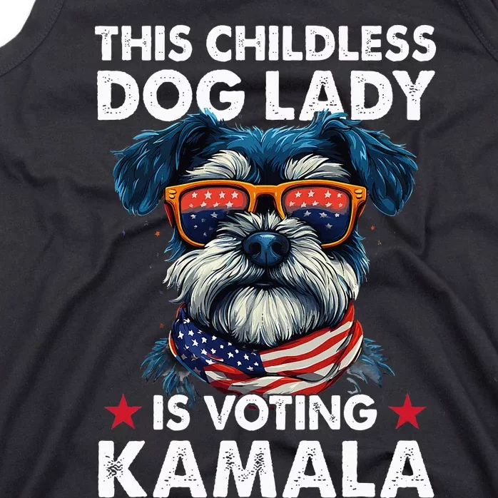 Childless Dog Lady Kamala Harris 2024 Tank Top