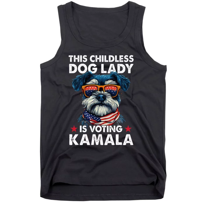 Childless Dog Lady Kamala Harris 2024 Tank Top