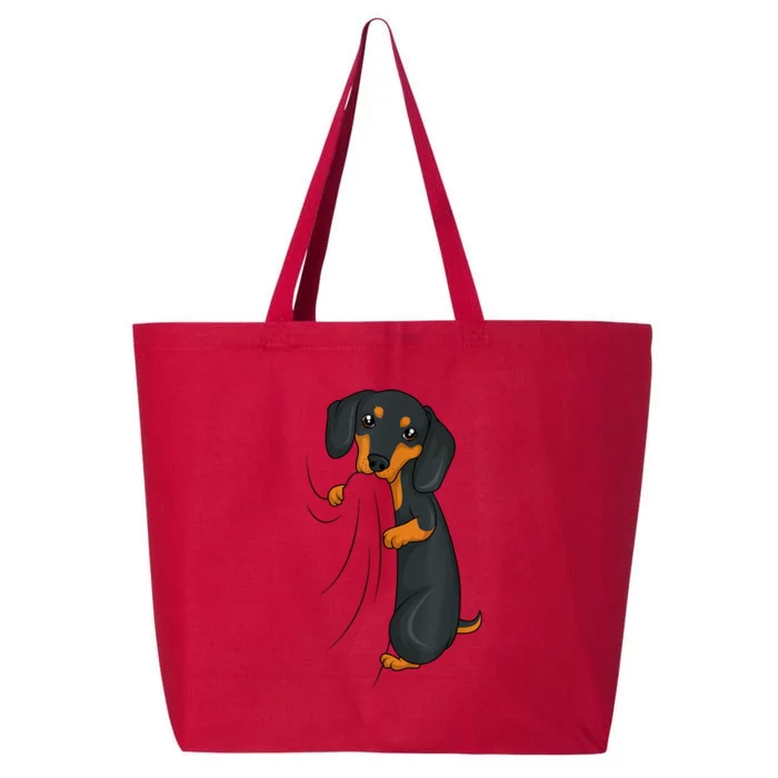 Cute Dachshund Lover Weiner Dog Girl Gift 25L Jumbo Tote