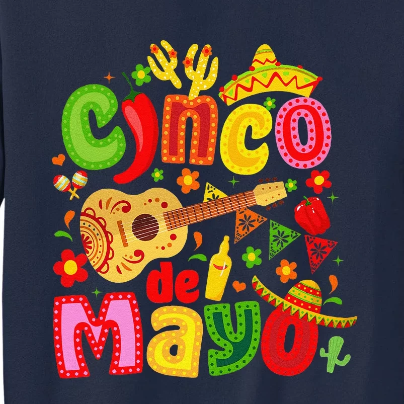 Cinco De Mayo Mexican Fiesta 5 De Mayo Tall Sweatshirt