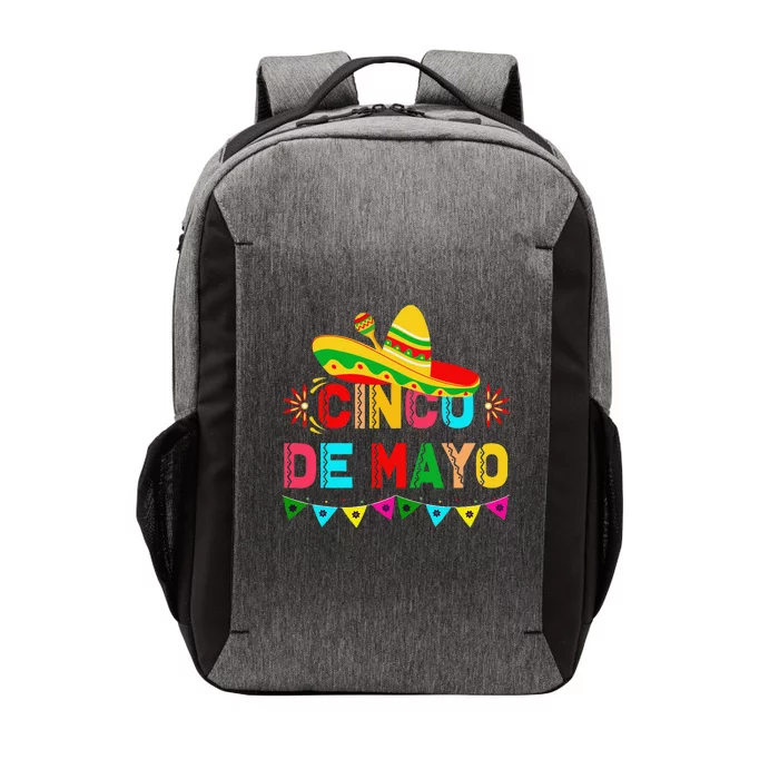 Cinco De Mayo Mexican Festival Party Vector Backpack