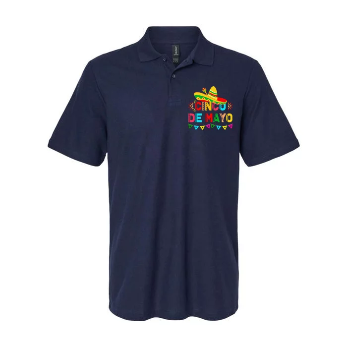 Cinco De Mayo Mexican Festival Party Softstyle Adult Sport Polo