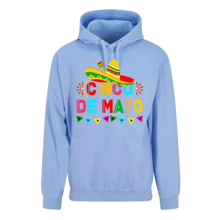 Cinco De Mayo Mexican Festival Party Unisex Surf Hoodie