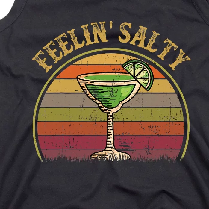 Cinco De Mayo Feeling Salty Funny Gift Margarita Tank Top