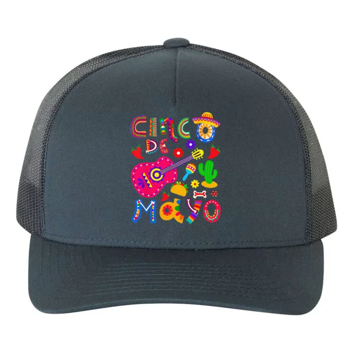 Cinco De Mayo Mexican Fiesta 5 De Mayo Mexico Mexican Day Yupoong Adult 5-Panel Trucker Hat