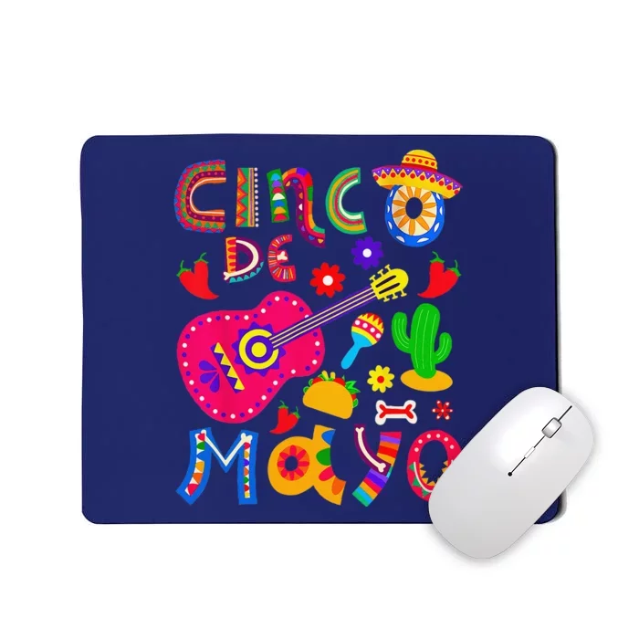 Cinco De Mayo Mexican Fiesta 5 De Mayo Mexico Mexican Day Mousepad