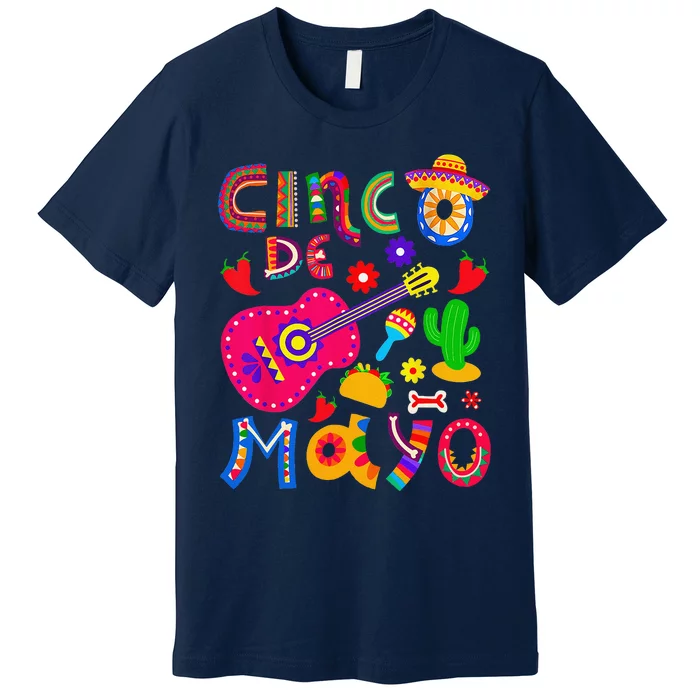 Cinco De Mayo Mexican Fiesta 5 De Mayo Mexico Mexican Day Premium T-Shirt