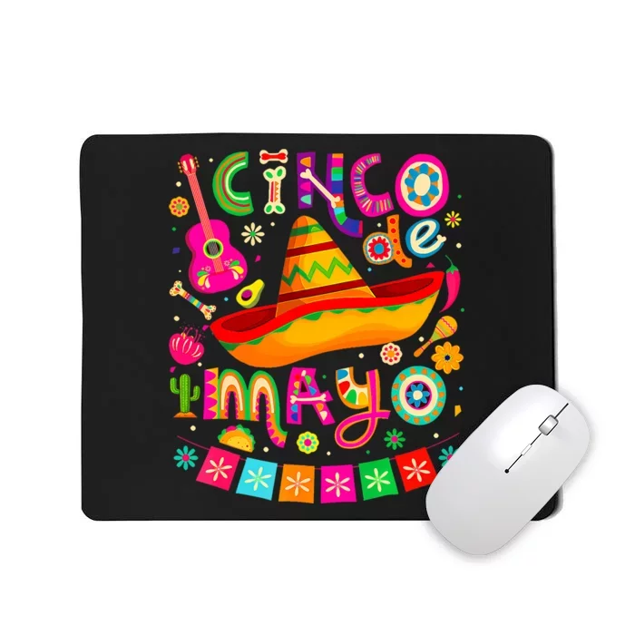 Cinco De Mayo Mexican Fiesta 5 De Mayo Mousepad