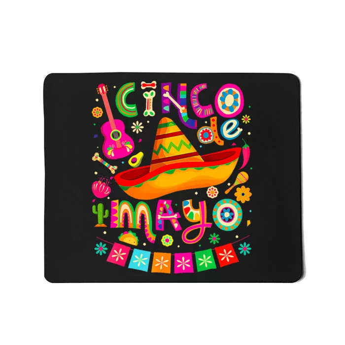 Cinco De Mayo Mexican Fiesta 5 De Mayo Mousepad