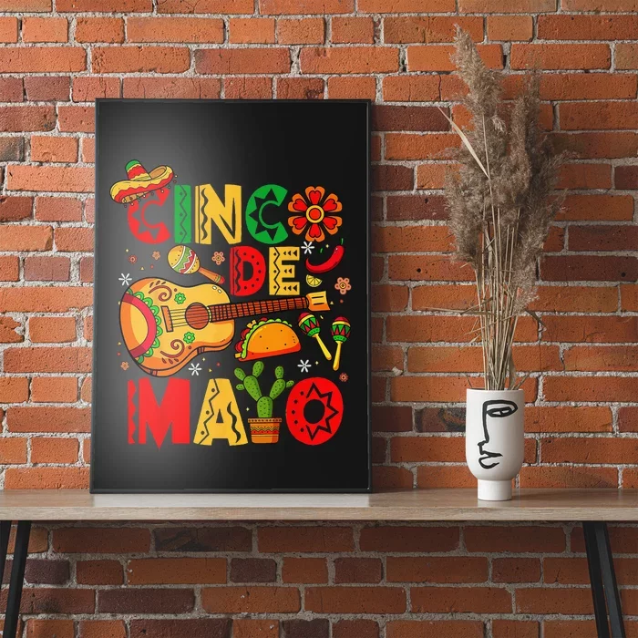 Cinco De Mayo Fiesta Surprise Camisa 5 De Mayo Viva Mexico Poster