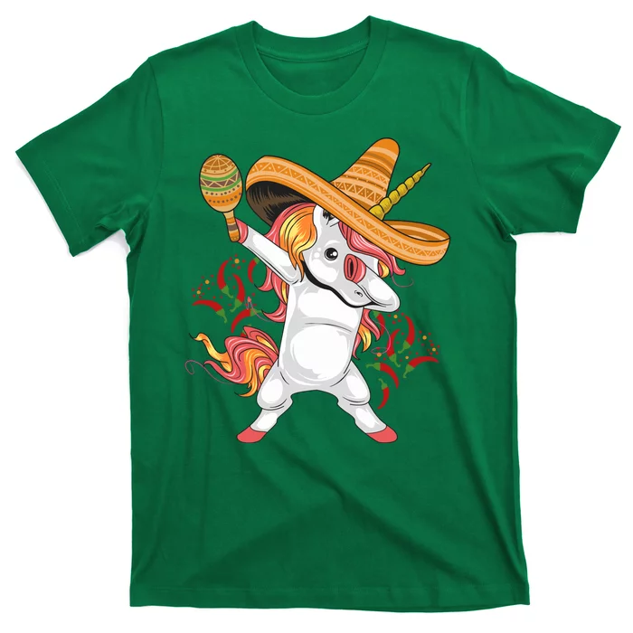 Cinco De Mayo Unicorn Dab T-Shirt