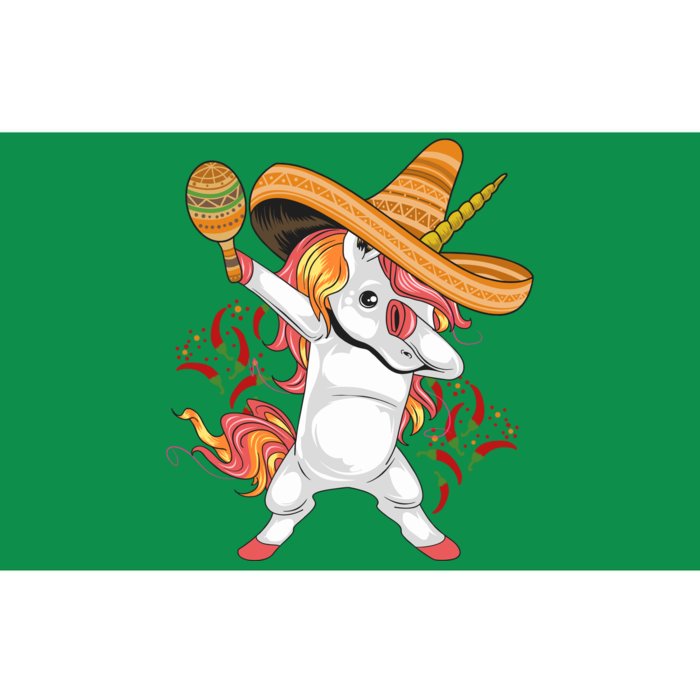 Cinco De Mayo Unicorn Dab Bumper Sticker