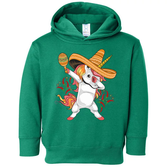 Cinco De Mayo Unicorn Dab Toddler Hoodie