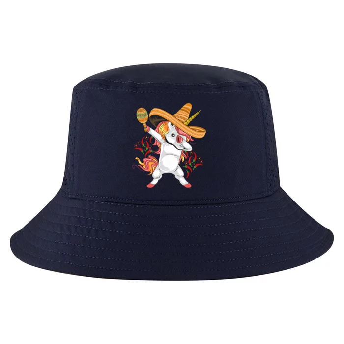 Cinco De Mayo Unicorn Dab Cool Comfort Performance Bucket Hat